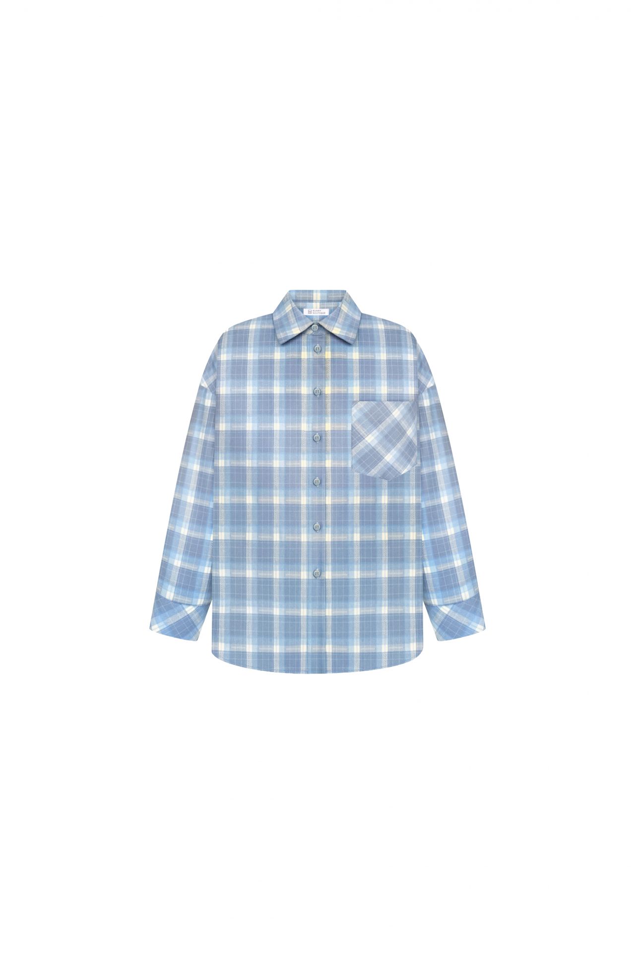 Сорочка OPEN SHIRT блакитна