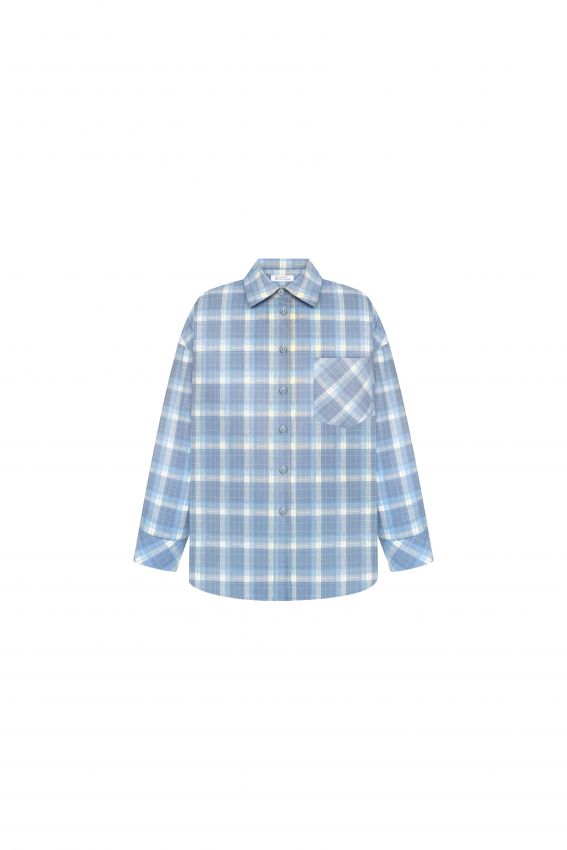 Сорочка OPEN SHIRT блакитна