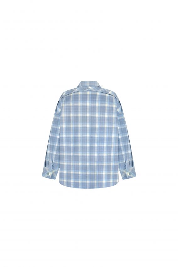 Сорочка OPEN SHIRT блакитна