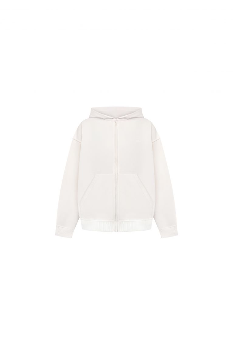 Худі zip тринитка 2026 молочний