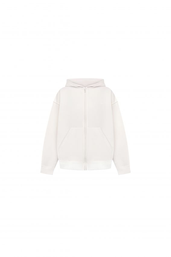 Худі zip тринитка 2026 молочний