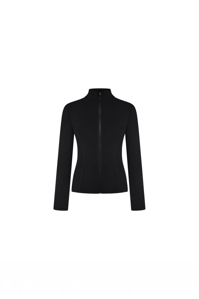 Мастерка фліс чорна