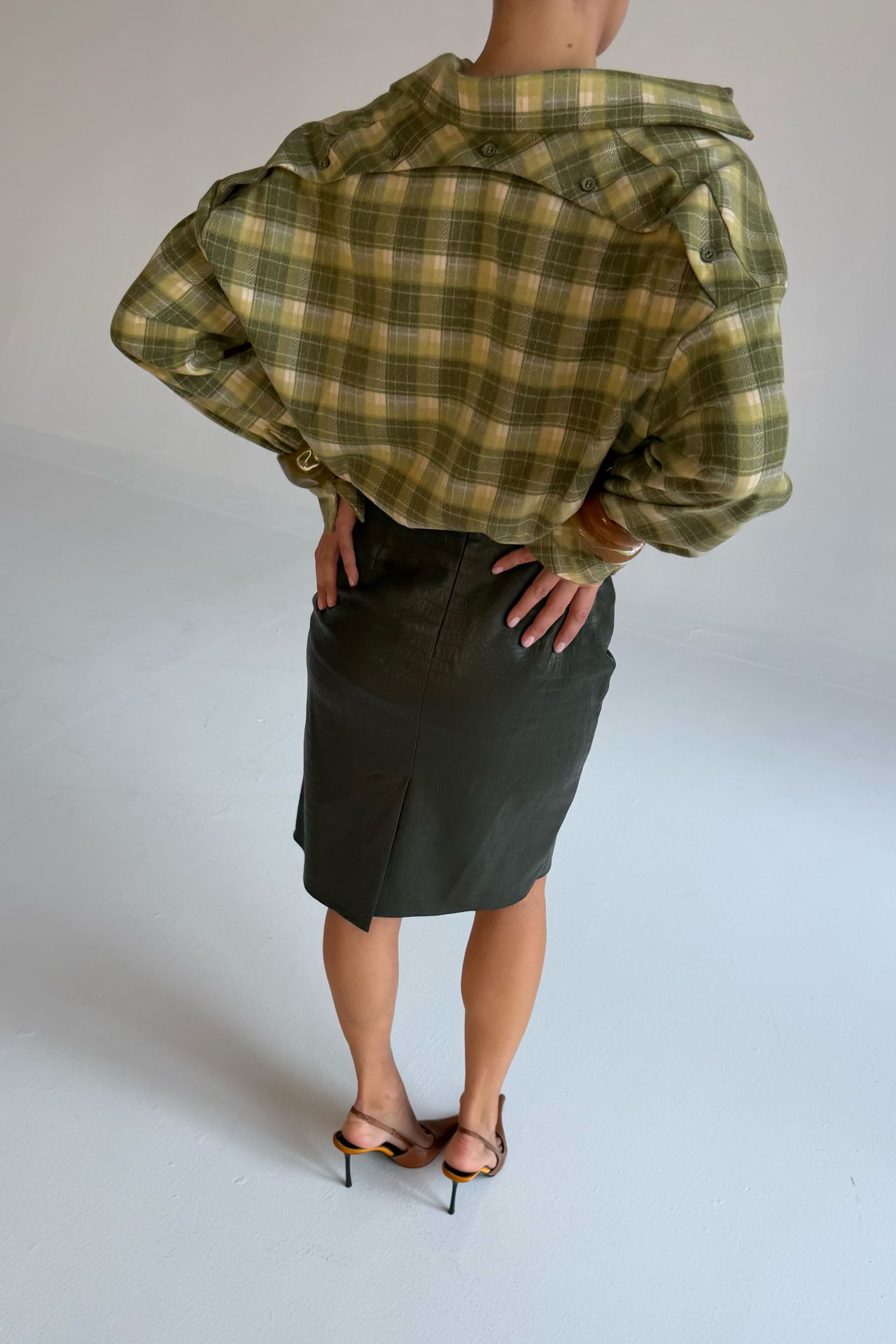 Сорочка OPEN SHIRT зелена