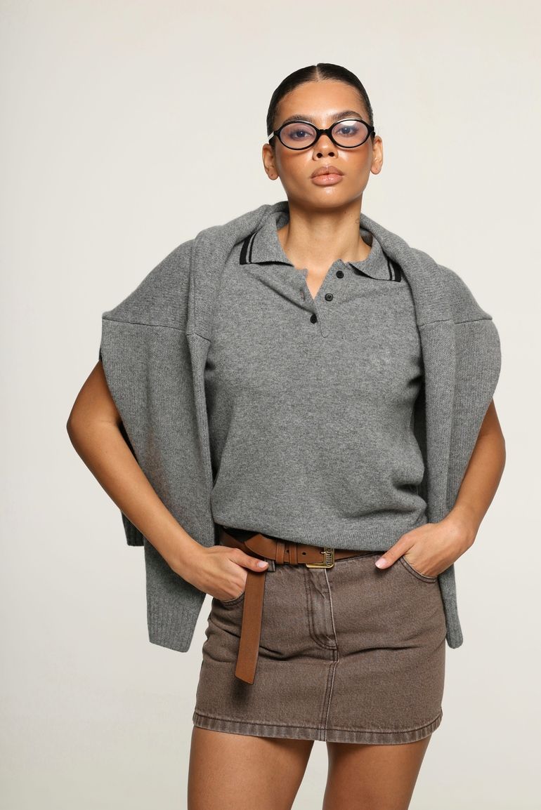 Поло вовна на гудзиках