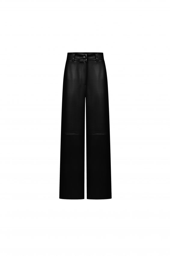 Штани еко шкіра Street 2024 чорні