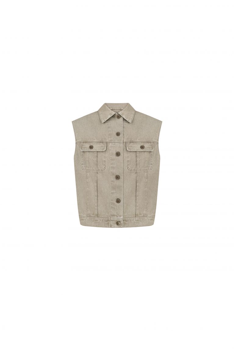 Жилет Avril оливковий