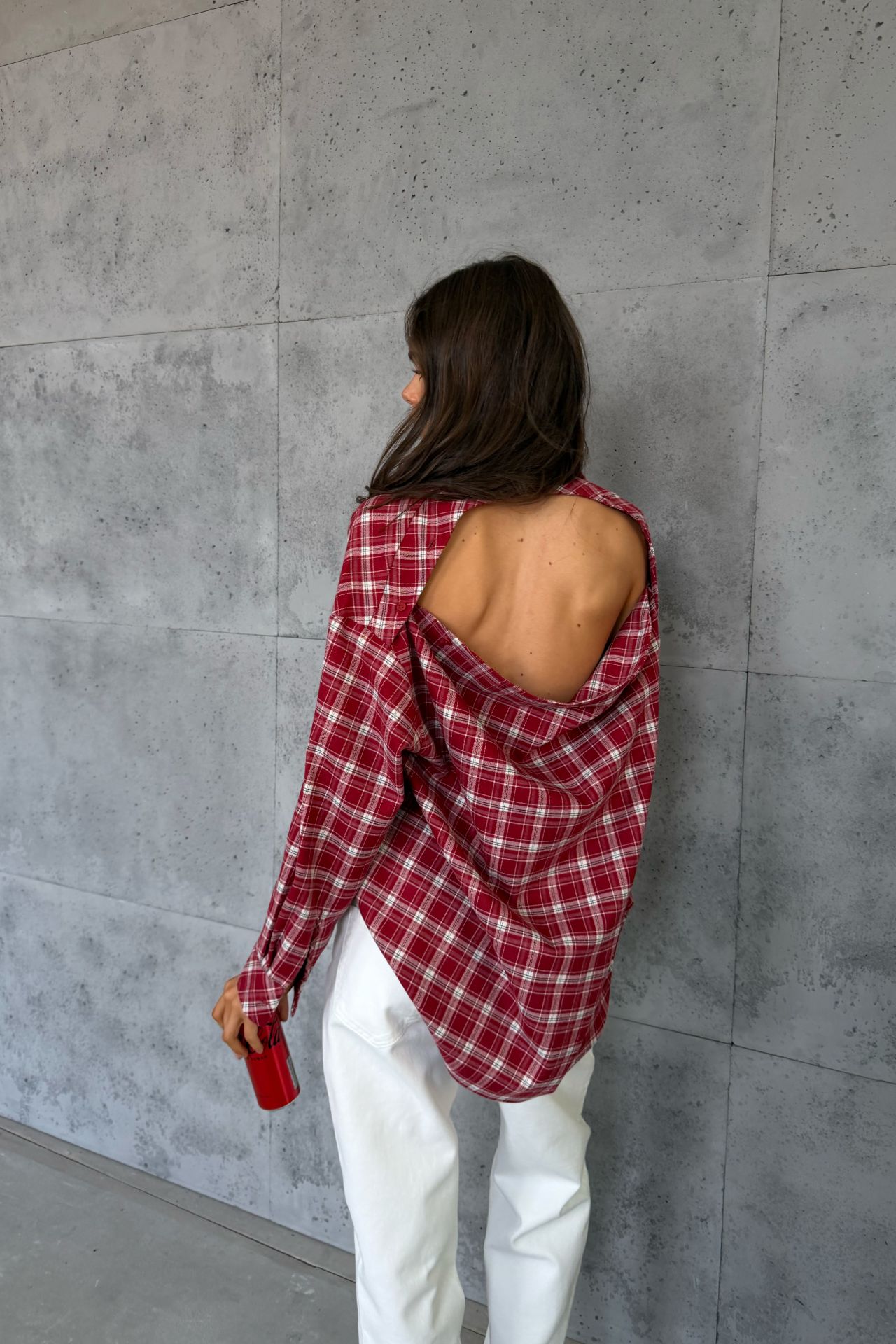 Сорочка OPEN SHIRT червона
