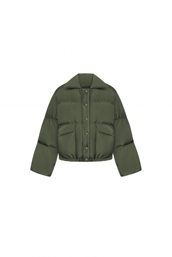 Куртка дута світлий хакі