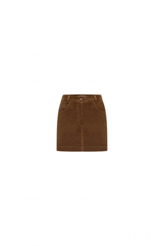 Спідниця mini вельвет кемел