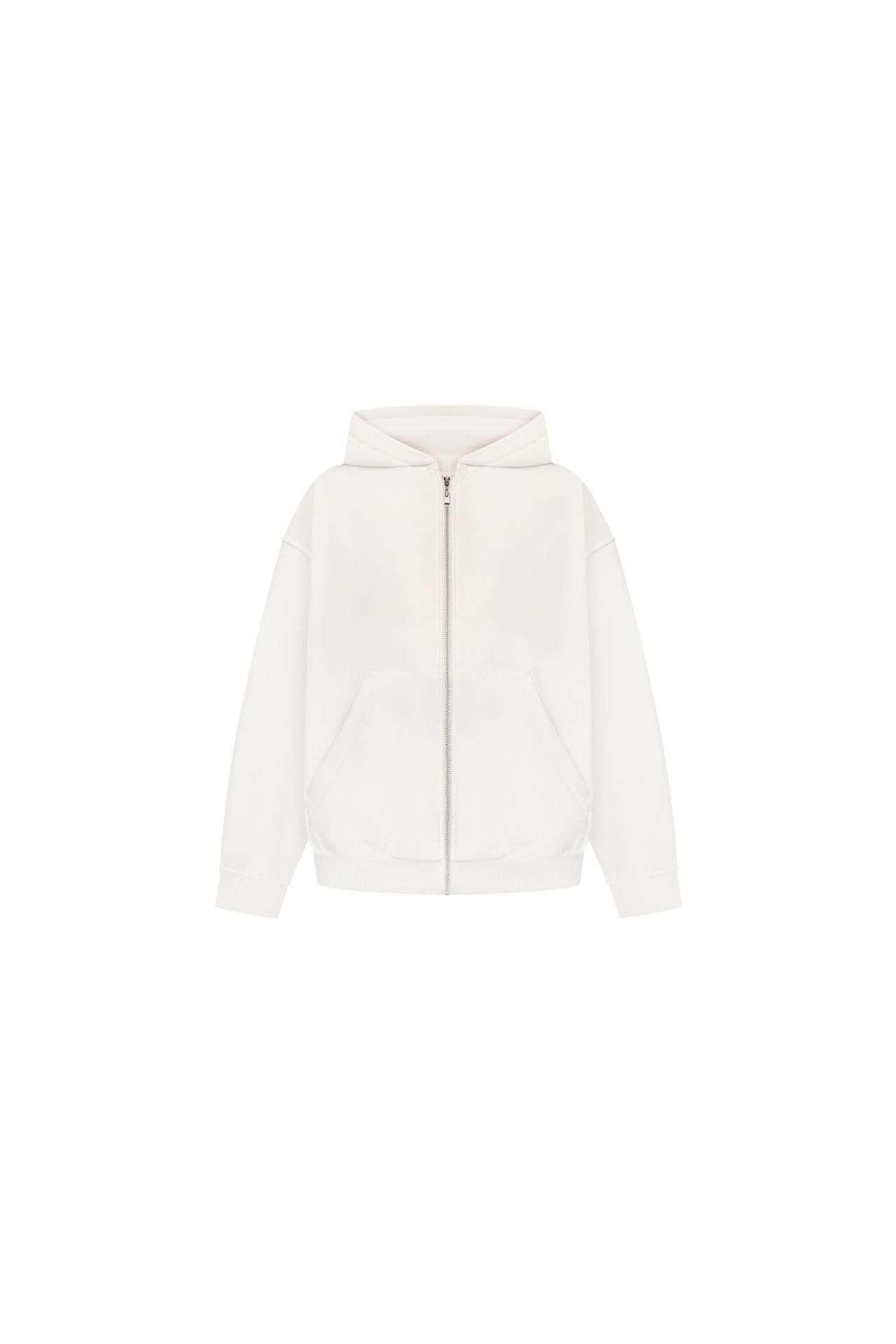 Худі zip тринитка 2026 молочний