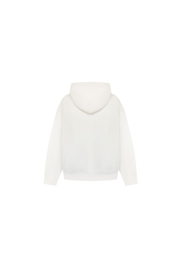 Худі zip тринитка 2026 молочний