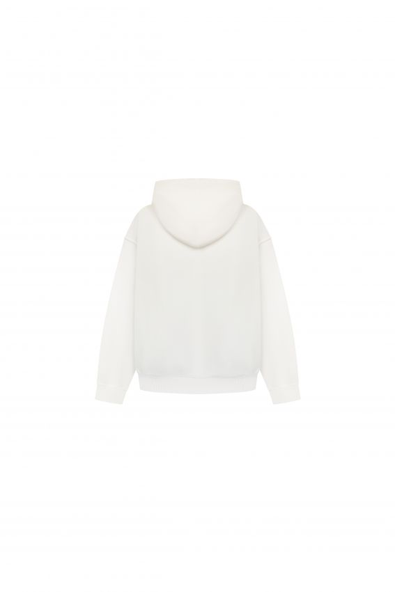 Худі zip тринитка 2026 молочний