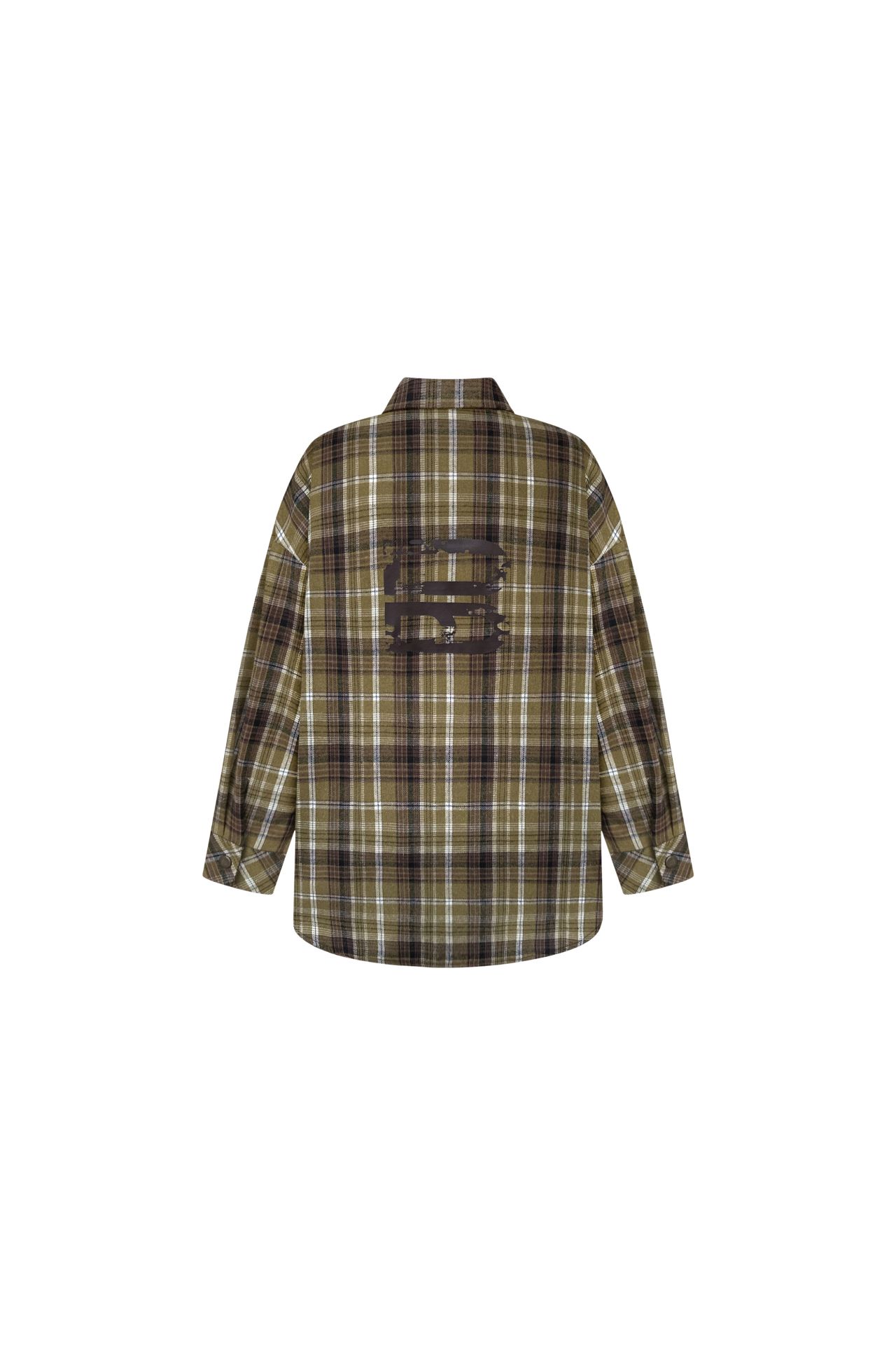 Сорочка байка на кнопках хакі