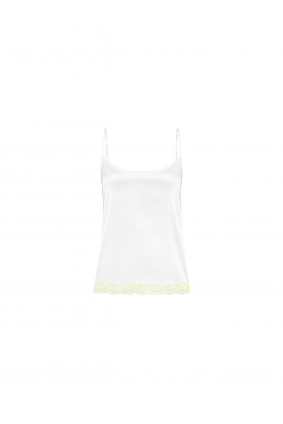 Майка атлас з мереживом