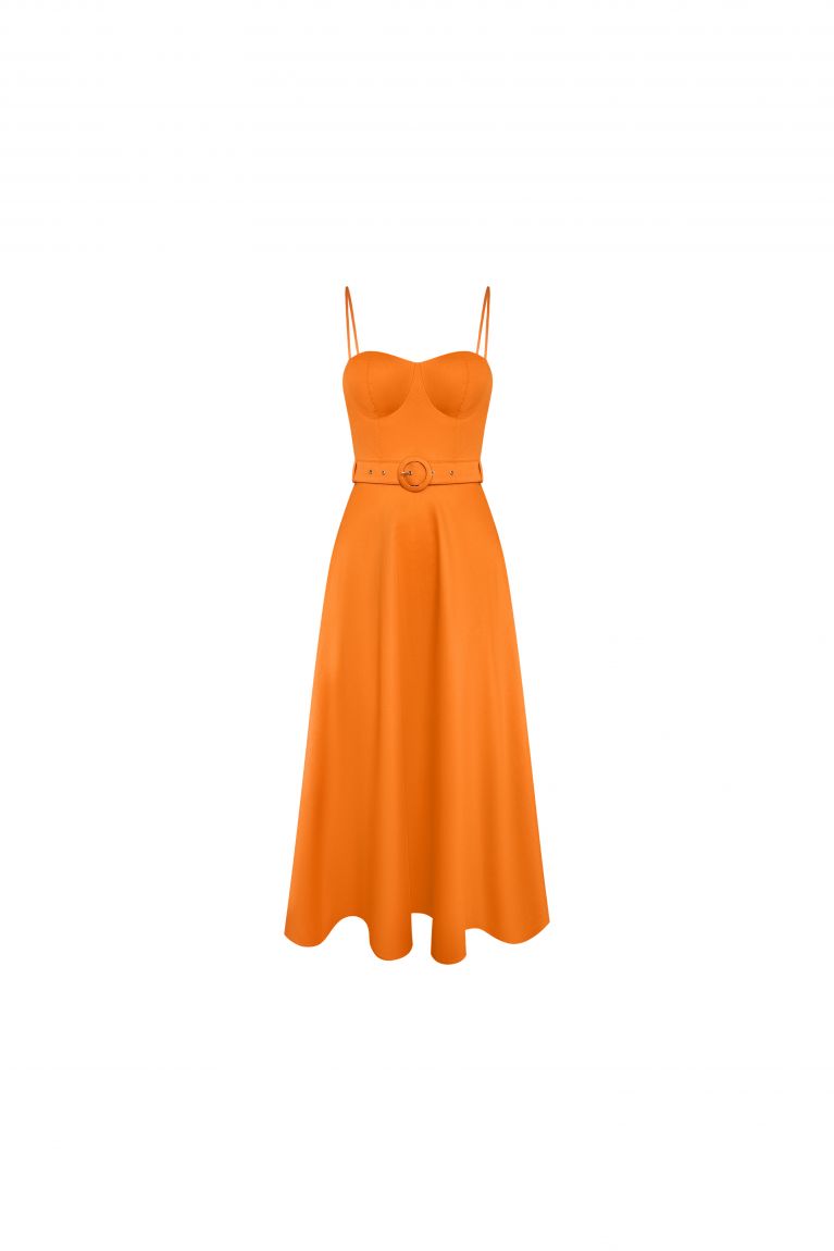 Сукня Флоренція maxi помаранчева