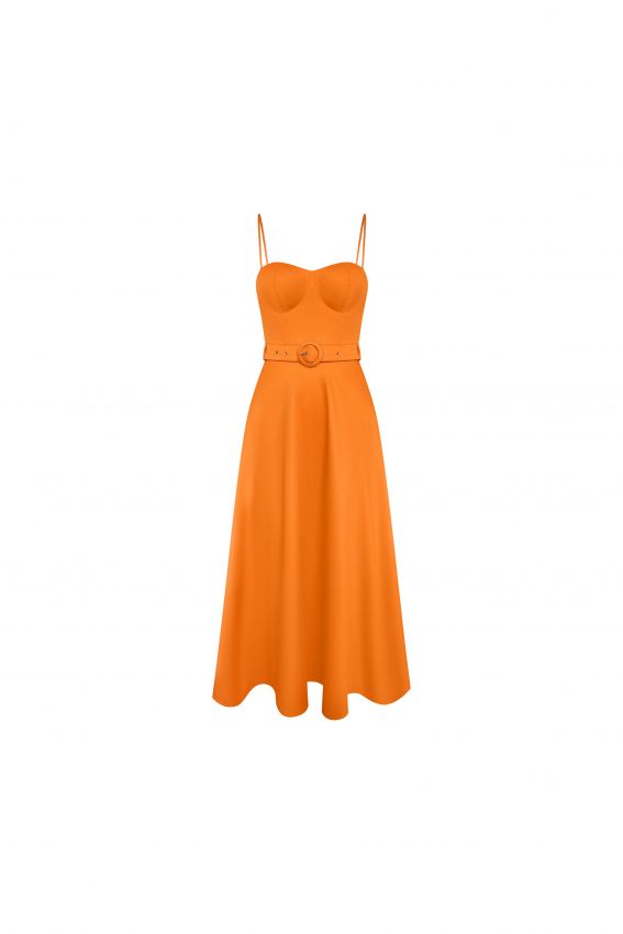 Сукня Флоренція maxi помаранчева