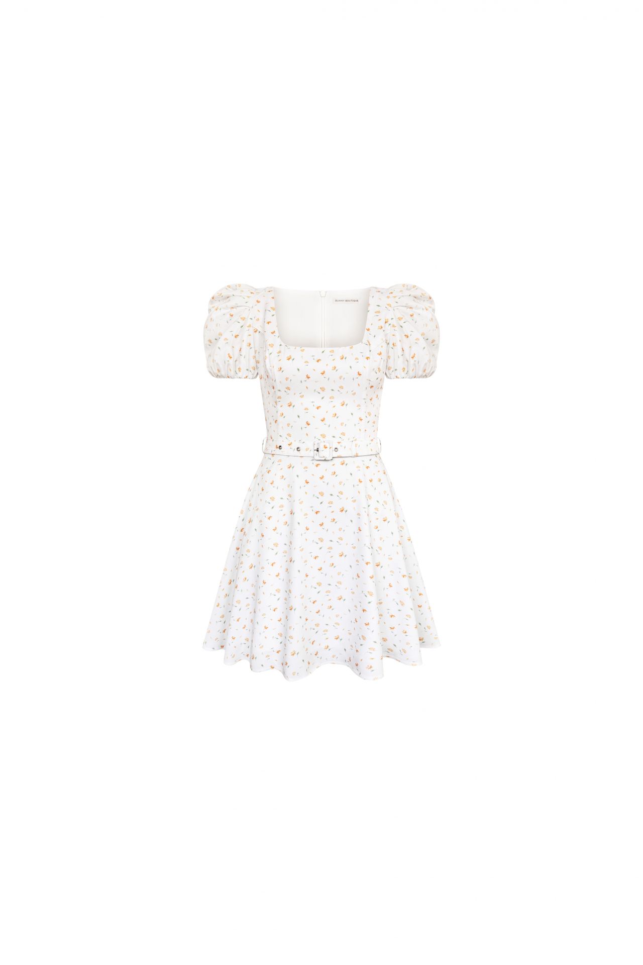 Сукня Alexa mini біла в жовту квітку
