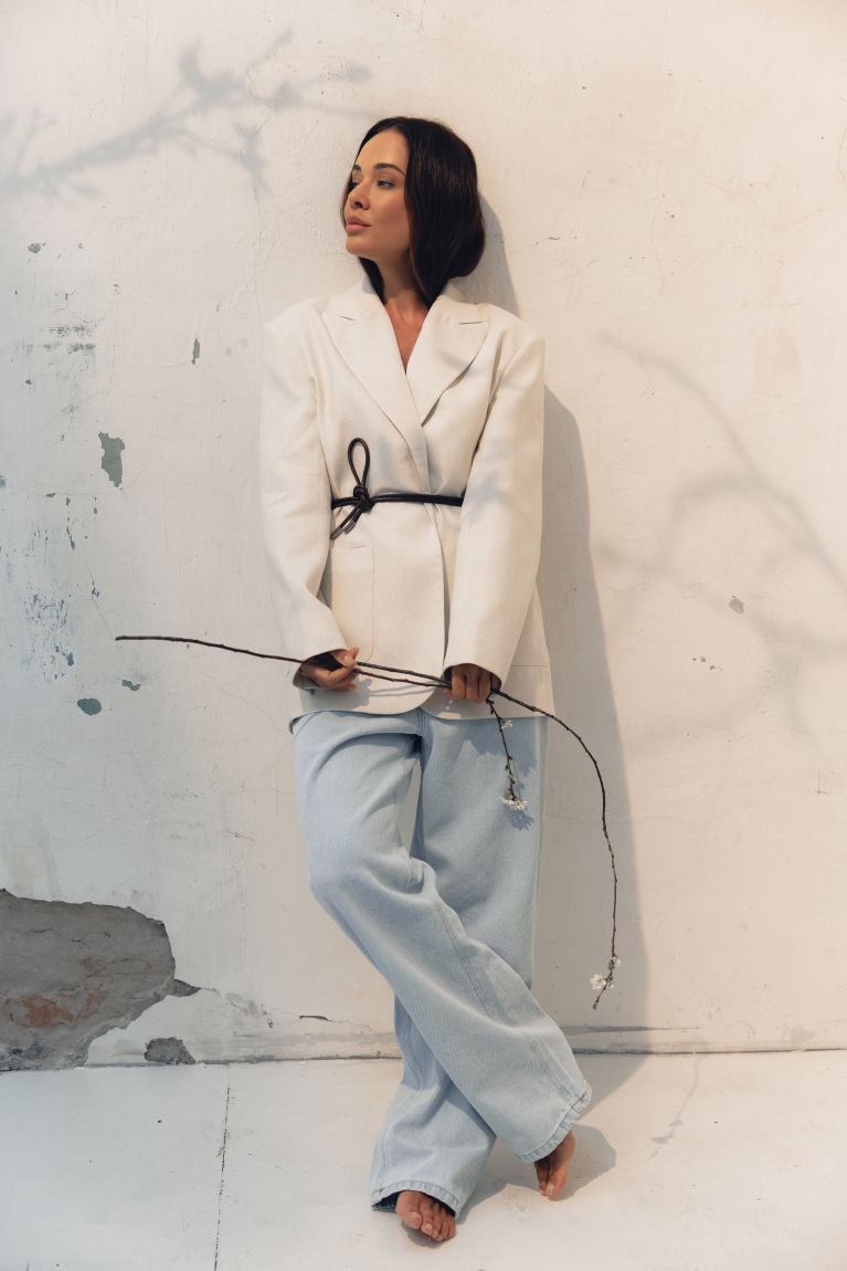 Жакет Linen молочний