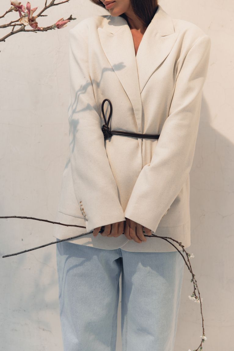 Жакет Linen молочний