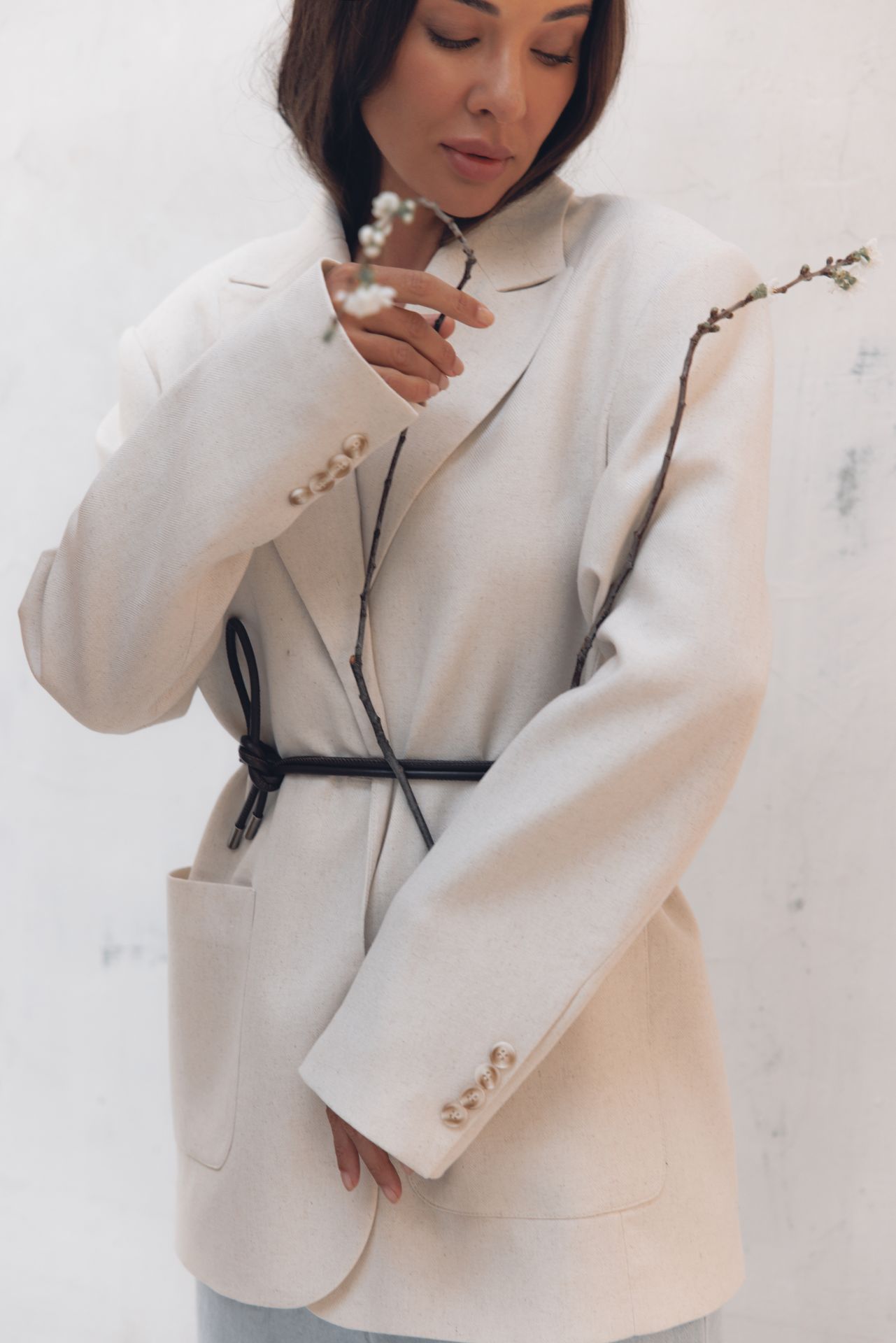 Жакет Linen молочний