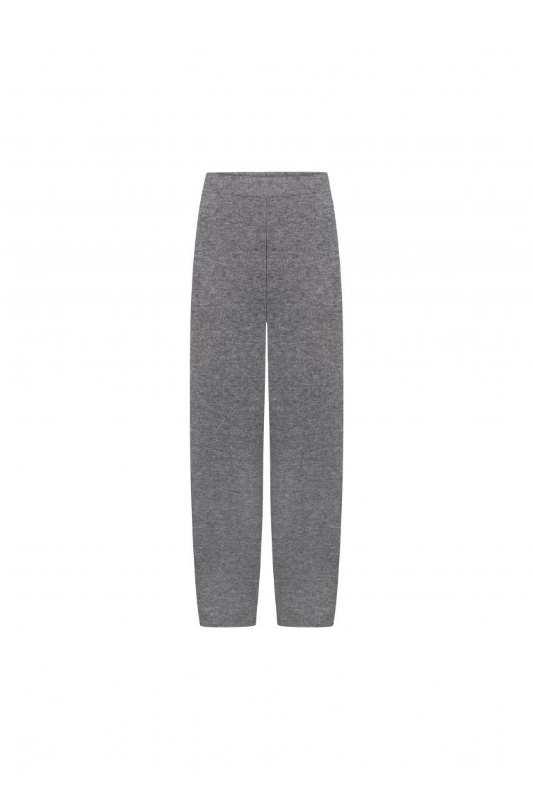 Штани в'язані вовна сірі