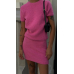 Pink boucle skirt