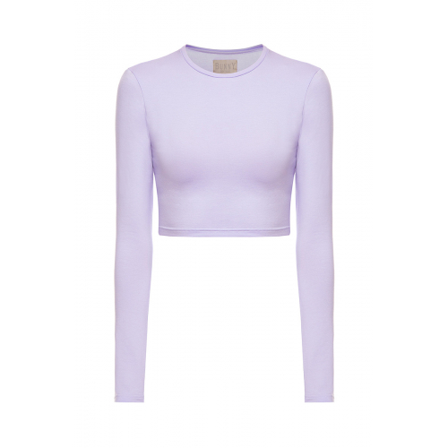 Violet knitwear crop top