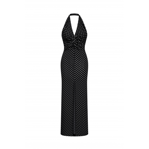 Amalfi knitwear dress black
