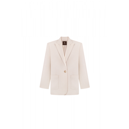 Linen milk jacket