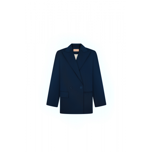 Jacket Oversize 2024 blue