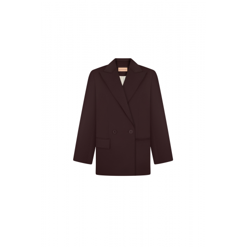 Jacket Oversize 2024 chocolate