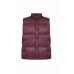 Burgundy puffer vest