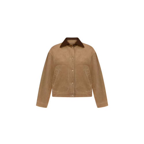 Beige corduroy jacket