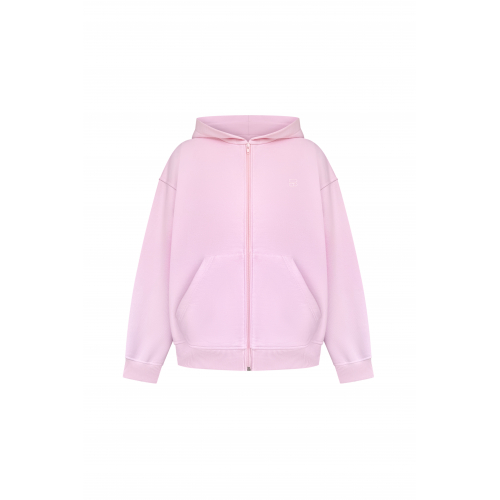 Худі zip тринитка рожевий