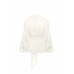 Short milk trench coat