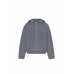 Knitted cardigan oversize grey