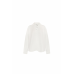 Long sleeve polo milk