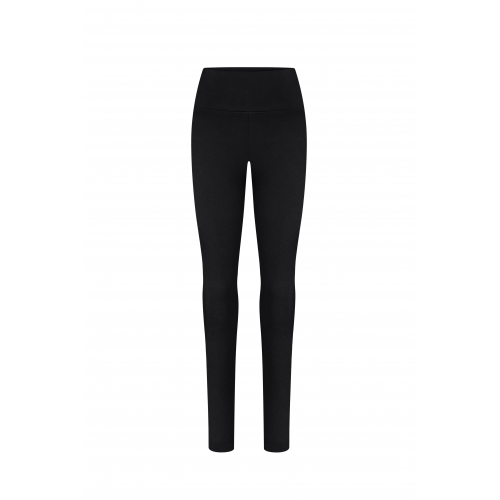 Fleece leggings black