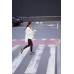 Short milk trench coat