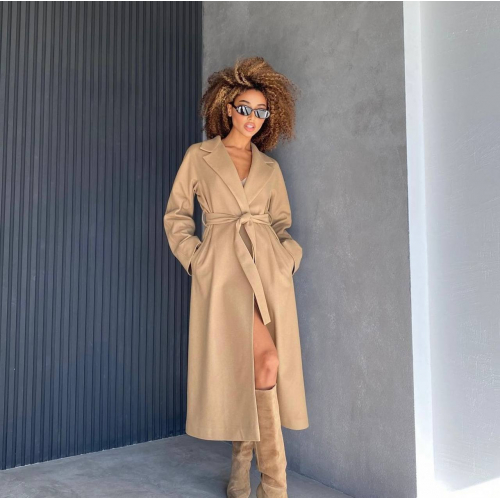 Premium camel coat