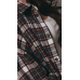 Shirt with buttons burgundy