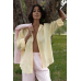 Shirt linen yellow