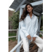 Shirt linen blue