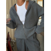 Knitted cardigan oversize grey