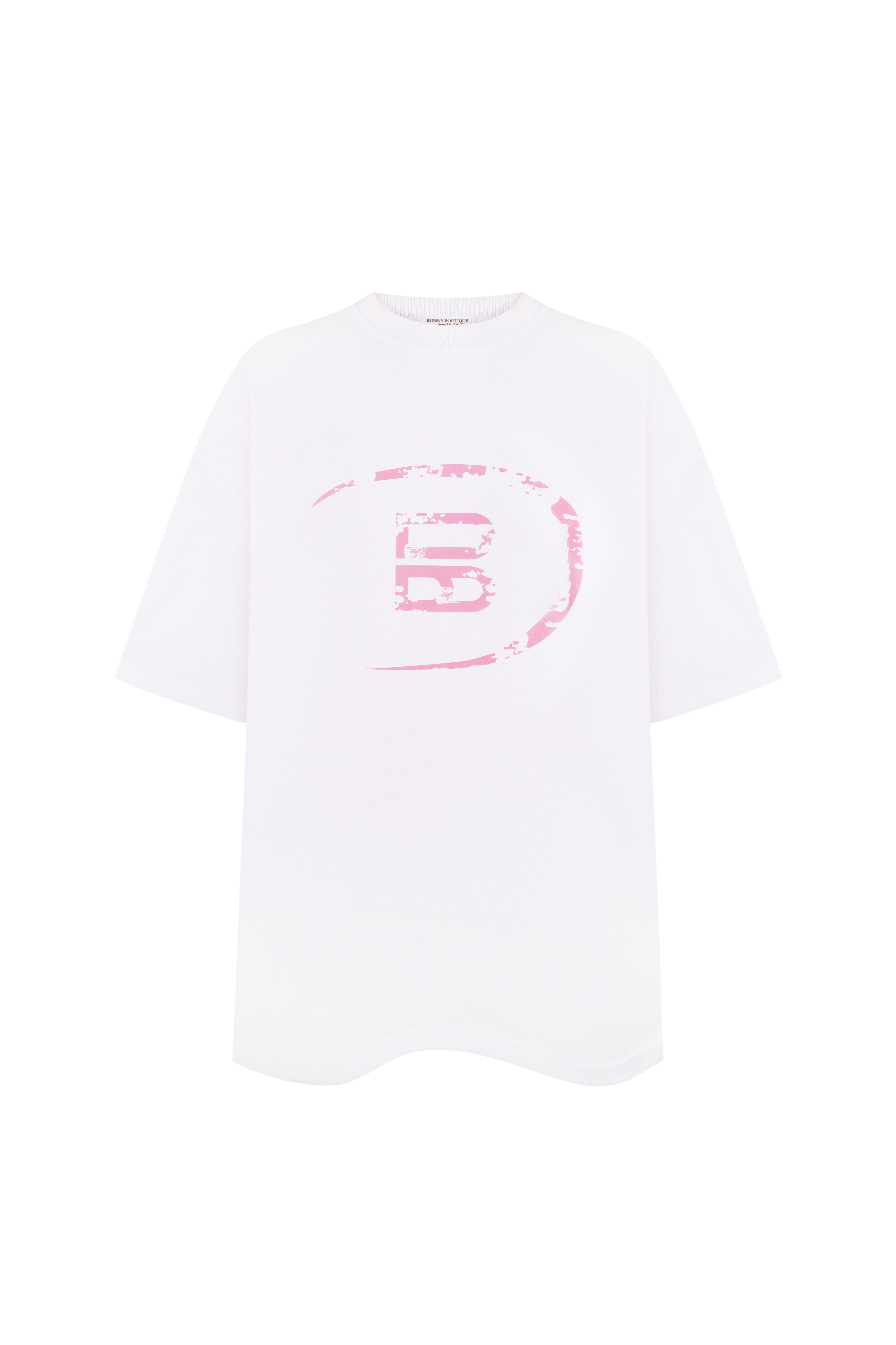 T-shirt UA white with print
